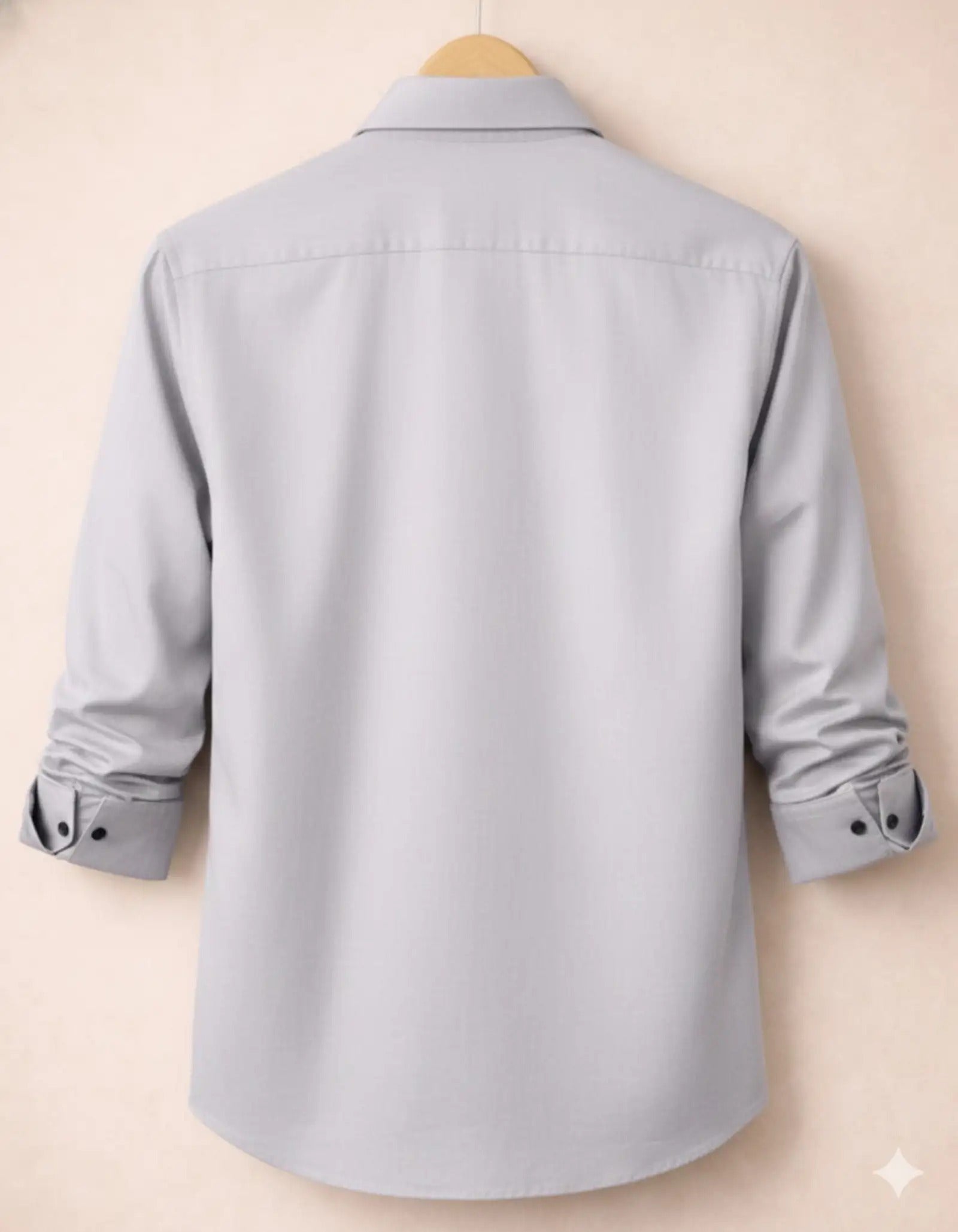 Light Grey Formal Shirt for Men | Zibilo