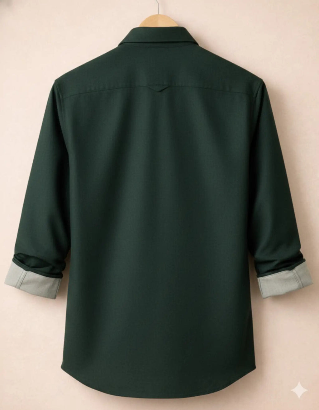 Dark Green Formal Shirt for Men | Zibilo