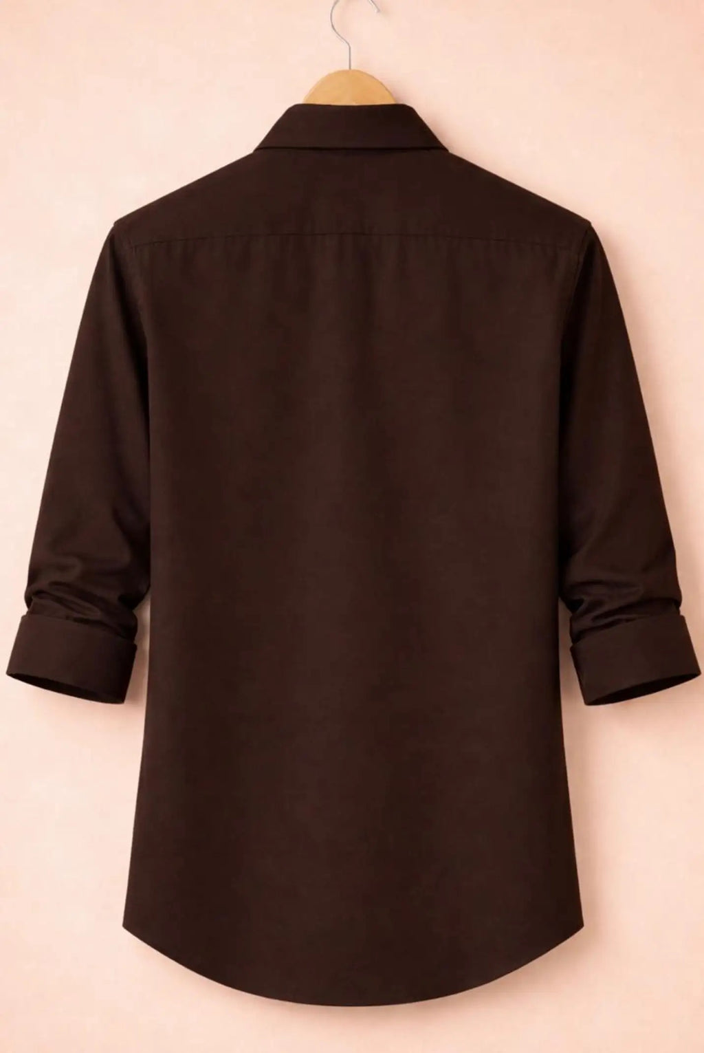 Premium Dark Brown Formal Shirt for Men | Zibilo